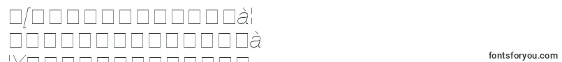 fuente ContextRepriseLightSsiExtraLightItalic – bengalí fuentes